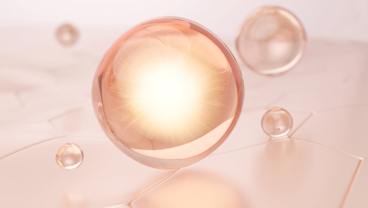 Vitamin C und Antioxidantien als Wirkstoff Darstellung zur Unterstützung von strahlender Haut und Schutz vor freien Radikalen